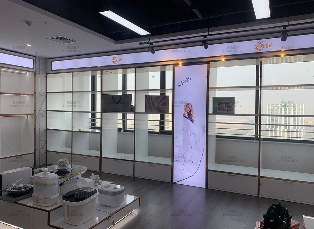 床上用品展柜制作