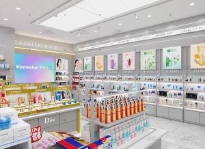 美妆店展柜设计，打造独特魅力吸引目光！