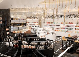 化妆品展柜设计效果图大揭秘,西安设计师为您呈现不一样的美妆展示！