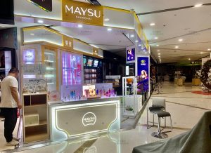 商场美素化妆品店展柜专柜制作案例展示