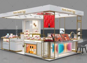 商场化妆品展柜制作厂家,化妆品专柜设计制作展示