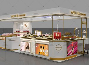 化妆品展柜制作工厂, 商场化妆品展柜专柜设计方案