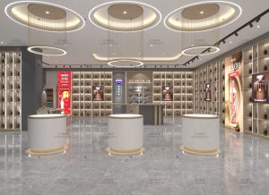 高端烟酒柜：提升陈列效果的定制解决方案
