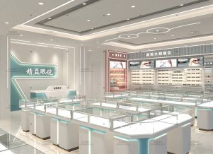 小型眼镜店也能定制专属展示柜，效果更佳
