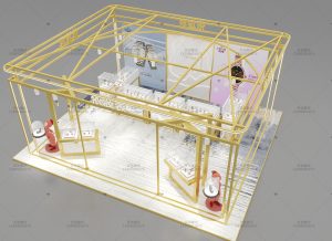 手表展柜设计图：独特的手表展柜设计图，带给你不一样的视觉体验！