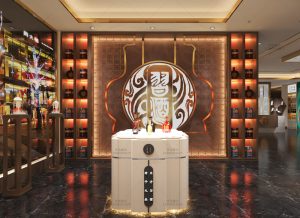 习酒专卖店展柜设计效果图！让你的烟酒展柜吸引更多目光