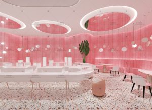 珠宝展柜设计定做,黄金珠宝展柜效果图案例